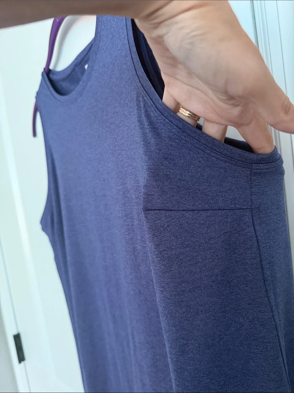 DTC Navy Sleeveless sleeveless Dress